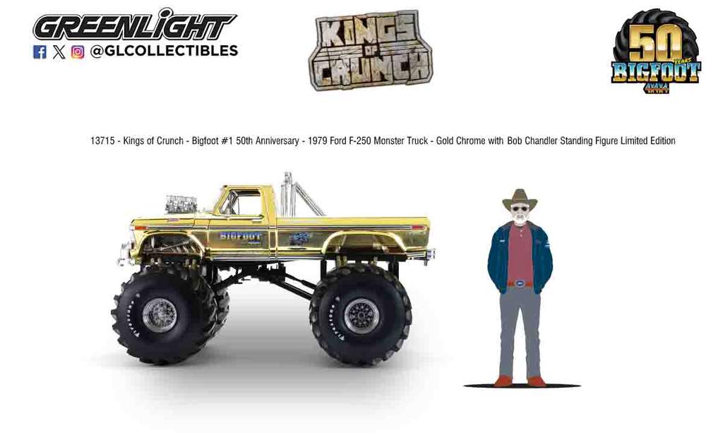 1:18 Bigfoot #1 50th Anniversary - 1974 Ford F-250 Monster