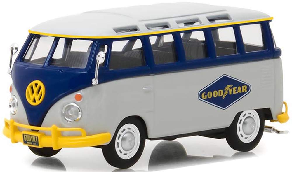 1 43 Running On Empty Series 1 Volkswagen Type 2 T1 Samba Bus Goodyear Tires Volkswagen Diecast Direct Inc