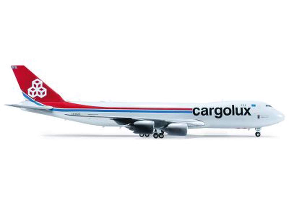 航空機・ヘリコプター herpa cargolux Boeing 747-8F 1/200 1:200 Cargolux Boeing 747-8F, Just 1 Left!: Diecast Direct, Inc.