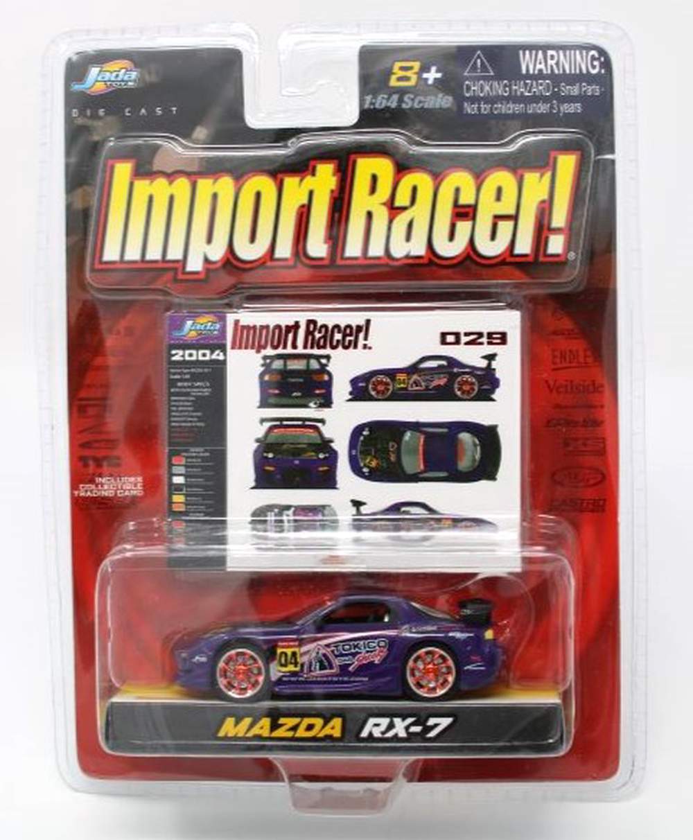 1:64 Import Racer! (2004) - Mazda RX-7 (Purple), Jada Toys: Diecast ...