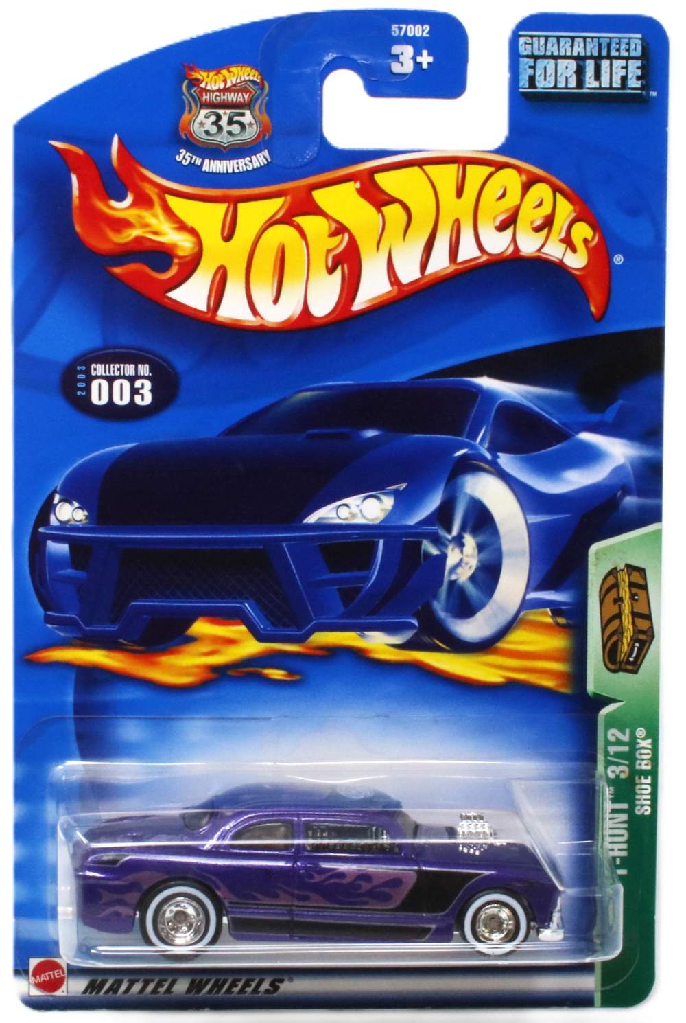 treasure ジュンギュセット Treasure Hunt 1:64 Shoe Box (Metallic Purple) w/Real Rider Tires