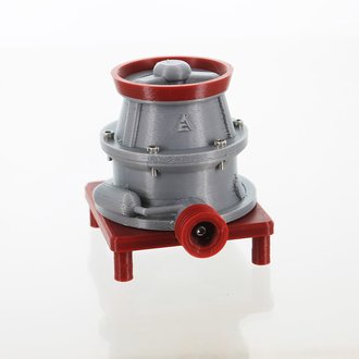 1:50 Cone Crusher on Stand (Gray/Red)