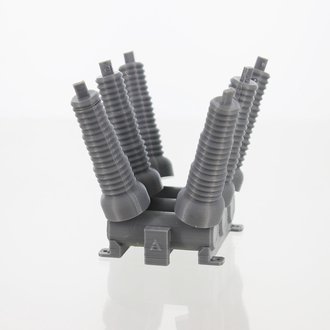 1:50 High-Voltage Substation Circuit Breaker