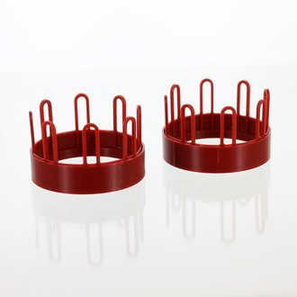 1:64 Hay Feeder - Open-Top Style - 2-Pack (Red)