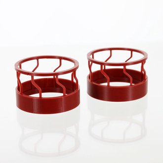 1:64 Hay Feeder - S-Bar Style - 2-Pack (Red)