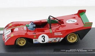 1:43 1972 Ferrari 312P, 1000 Km Spa Francorchamps, #3, (A.Merzario/B.Redman)