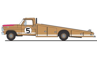 1:18 1970 Ford F-350 Ramp Truck #5 "24 Hours of Le Mans 1966 - 60th Anniversary"