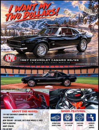 1:18 1967 Chevrolet Camaro RS/SS "I Want My Two Dollars!"