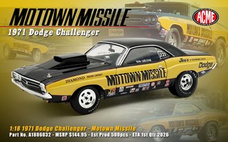 1:18 1971 Dodge Challenger "Motown Missile"