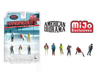 American Diorama 1:64 Figures - Hanging Out 3 American Diorama 1:64 Figures - Hanging Out 3