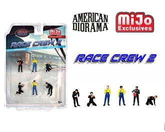 American Diorama 1:64 Figures - Race Crew II