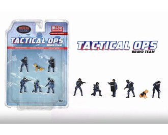 American Diorama 1:64 Figures - Tactical OPS SWAT Team