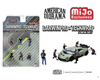 American Diorama 1:64 Figures - DarwinPro x Teckwrap Crew