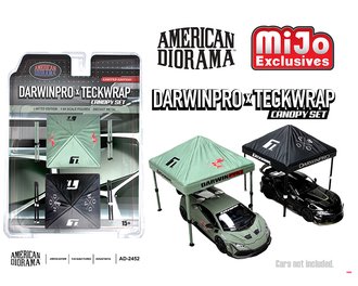 American Diorama 1:64 Figures - DarwinPro x Teckwrap Canopy Set