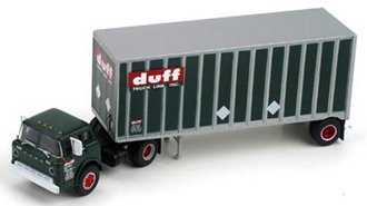 Ford C w/28' Expost Trailer "Duff Truck Lines" (Black)