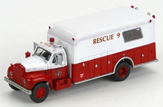 Mack B Fire Rescue (Red/White)