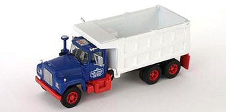 Mack R Dump Truck "All American" *** Bad Blister Card ***