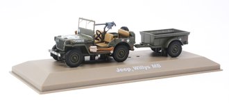 1:43 Jeep Willys MB w/Gun & Trailer 1:43 Jeep Willys MB w/Gun & Trailer