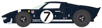 1:64 1965 Ford GT40 #7 (Dark Blue w/White Stripes)