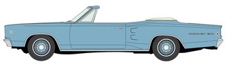 1:64 1968 Dodge Coronet 500 Convertible (Pale Blue Poly)
