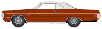 1:64 1971 Plymouth Sport Fury GT (Autumn Bronze Poly)