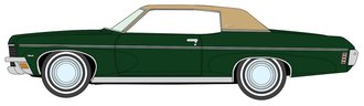 1:64 1970 Chevy Impala Custom Coupe (Forest Green w/Buckskin Top)