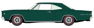 1:64 1968 Dodge Coronet 500 Hardtop (Medium Dark Turquoise)