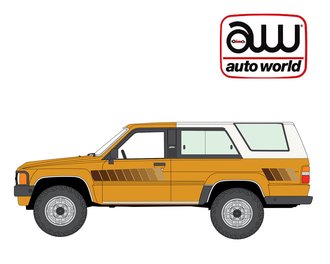 1:64 1984 Toyota 4Runner (Bright Gold w/White Top)