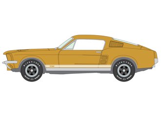 1:64 1967 Ford Mustang GT (Anniversary Gold #2) 1:64 1967 Ford Mustang GT (Anniversary Gold #2)