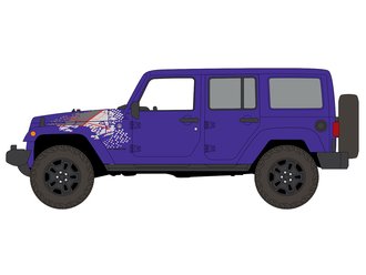 1:64 2016 Jeep Wrangler Backcountry Edition (Xtreme Purple)