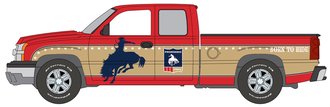 1:64 2003 Chevy Silverado "PRCA" 1:64 2003 Chevy Silverado "PRCA"