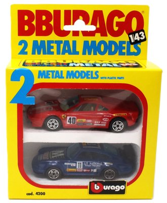 1:43 Ferrari GTO #40, Porsche 911 #11 1:43 Ferrari GTO #40, Porsche 911 #11