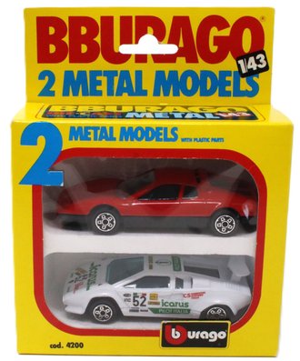 1:43 Ferrari 512 BB, Lamborghini Countach 5000 S #52 1:43 Ferrari 512 BB, Lamborghini Countach 5000 S #52