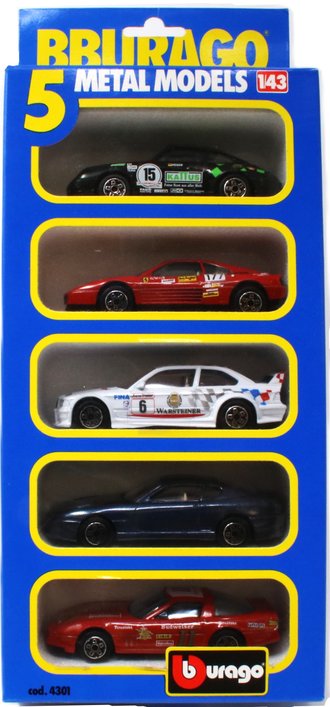 1:43 Porsche 911 Carrera, Ferrari 348 tb, BMW M3, Ferrari 456 GT, Chevy Corvette 1:43 Porsche 911 Carrera, Ferrari 348 tb, BMW M3, Ferrari 456 GT, Chevy Corvette