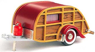 1947 Wesley Slumbercoach Trailer (Maroon)
