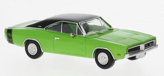 1:87 1969 Dodge Charger (Green/Black)