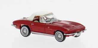 1:87 1962 Chevrolet Corvette C2 Convertible (Red)