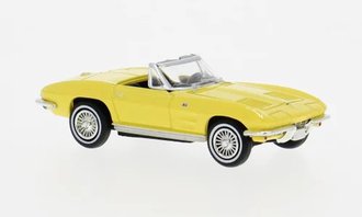 1:87 1962 Chevrolet Corvette C2 Convertible (Yellow)
