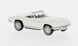 1:87 1963 Chevrolet Corvette C2 Convertible (White) 1:87 1963 Chevrolet Corvette C2 Convertible (White)