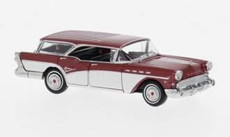1:87 1957 Buick Century Caballero (Dark Red/White) 1:87 1957 Buick Century Caballero (Dark Red/White)