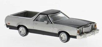 1:87 1977 Ford Ranchero GT (Silver/Black)