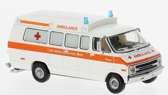 1:87 1975 Dodge B 200 Ambulance "Nederlandse Rode Kruis"