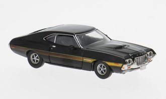 1:87 1969 Ford Gran Torino Sport (Black w/Gold Stripe) 1:87 1969 Ford Gran Torino Sport (Black w/Gold Stripe)