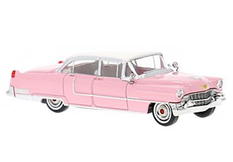 1:87 1955 Cadillac Fleetwood (Pink/White)