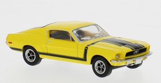 1:87 1968 Ford Mustang Fastback (Yellow)