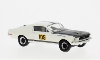 1:87 1968 Ford Mustang Fastback, Ecurie Ford France, #105