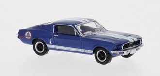 1:87 1968 Ford Mustang Shelby (Blue/White)
