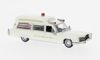 1:87 1966 Cadillac Miller Meteor Ambulance "Palo Alto Ambulance" (White)