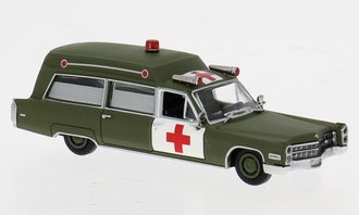 1:87 1966 Cadillac Miller-Meteor Ambulance "U.S. Army" 1:87 1966 Cadillac Miller-Meteor Ambulance "U.S. Army"
