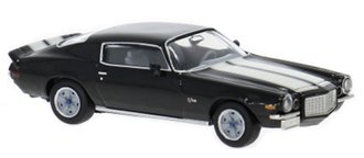 1:87 1966 Chevrolet Camaro (Metallic Black w/White Stripes) 1:87 1966 Chevrolet Camaro (Metallic Black w/White Stripes)
